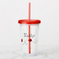 Cute Little Red Ladybugs | Personalised