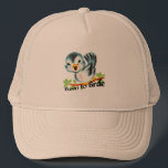 Cute Little Retro Bird Born to Birdie Golfers Gift Trucker Hat<br><div class="desc">Cute Little Retro Bird with curvy text design "Born to Birdie" design makes the perfect smiles-brought gifts for all golf lovers.</div>