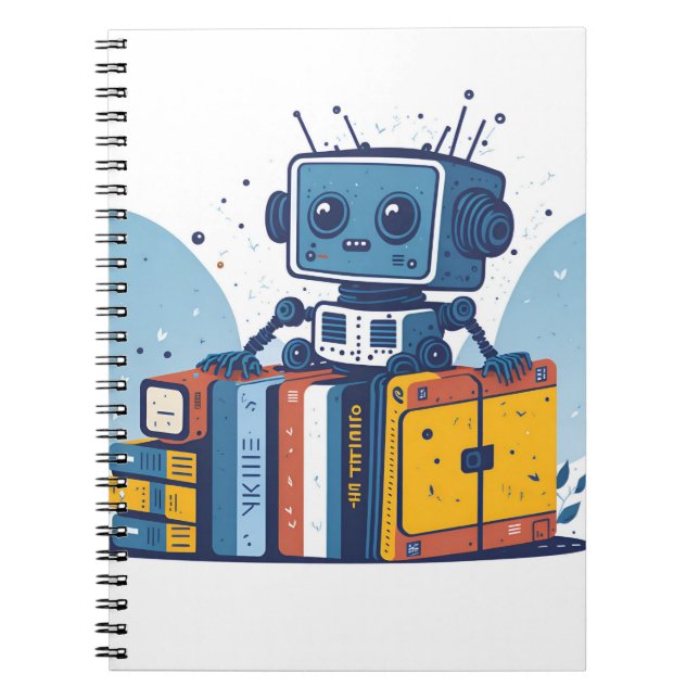 cute little robot IA and books 2 (Front)