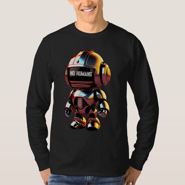 Cute Little Robot T-Shirt (Front)