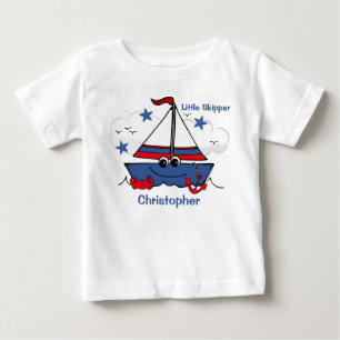 Cute Little Sailboat Baby T-Shirt