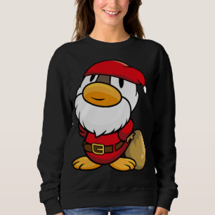 Cute little Santa Claus Duck for Christmas Sweatshirt