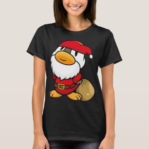 Cute little Santa Claus Duck for Christmas T-Shirt