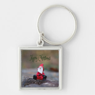 Cute Little Santa Clause Merry Christmas Key Ring