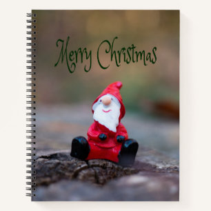 Cute Little Santa Clause Merry Christmas Notebook