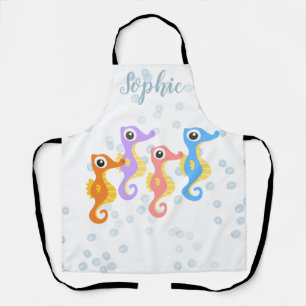 Cute Little Seahorses  Apron
