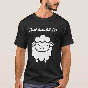 Cute Little Sheep quote simple animals Baaaaahh Sh T-Shirt