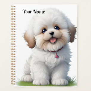 Cute Little Shih Tzu Puppy  Dog Lover Planner