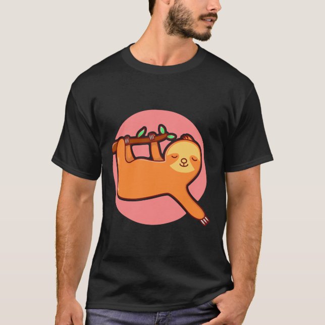 Cute Little Sloth T-Shirt (Front)