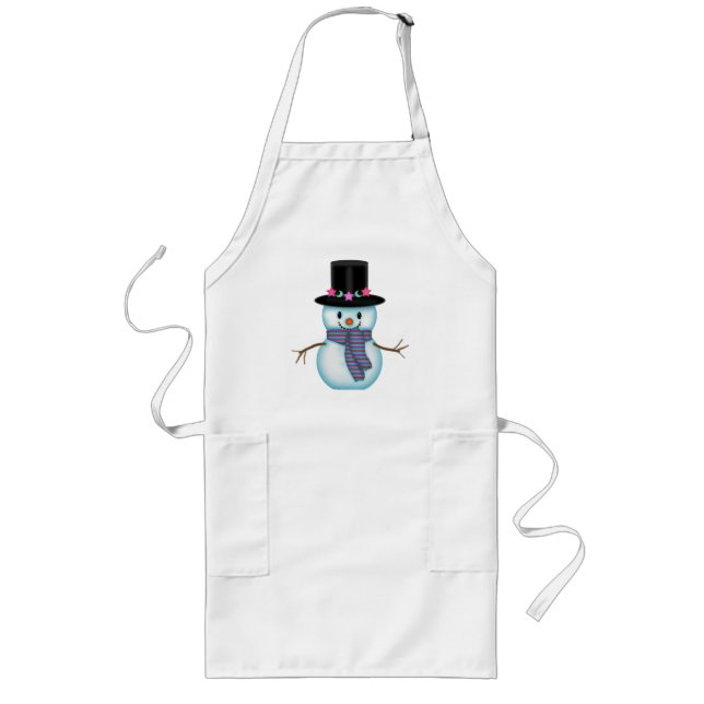 Cute Little Snowman Apron (Front)