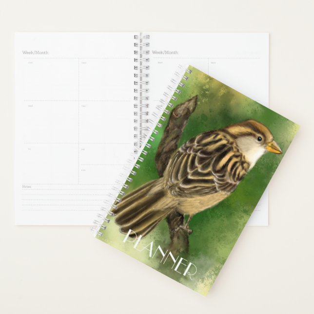 Cute Little Sparrow Planner (Display)