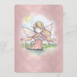 Cute Little Star Fairy Girls Birthday Party Invite