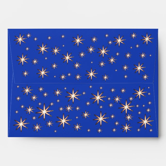 cute little stars envelope (Back (Top Flap))