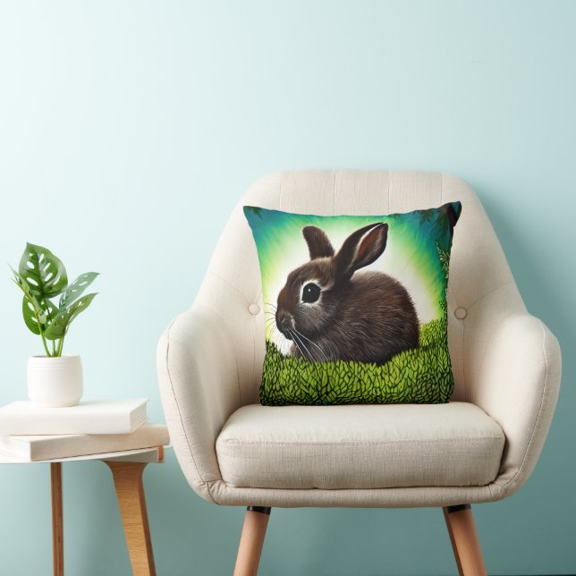 Cute Little Storybook Bunny Cushion (Chair)