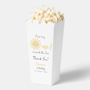 Cute Little Sunshine Is Turning One   1st Birthday Favour Box