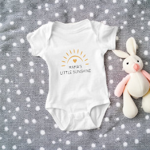 Cute Little Sunshine Personalised Baby Bodysuit