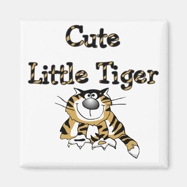 Cute Little Tiger Tshirts and Gifts Magnet (Front)
