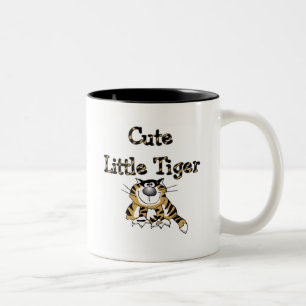 Cute Little Tiger Tshirts and Gifts Two-Tone Coffee Mug