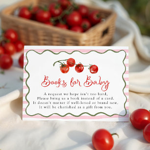 Cute Little Tomato Books for Baby Enclosure Card