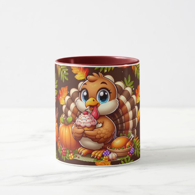 cute little turkey mug 7 (Center)