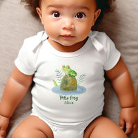 Cute Little Watercolor Frog Personalised 