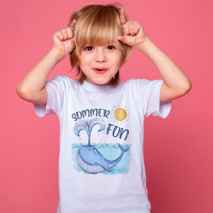 Cute little whale summer fun T-Shirt