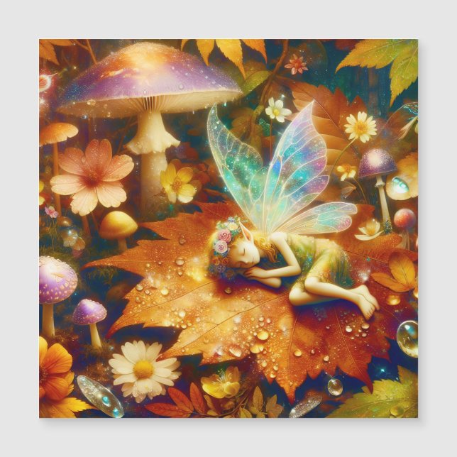 Cute Little Whimsical Fairy Sleeping Blank (Front)
