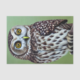 Cute Little Wilderness Woodland Owl. Tissue Paper