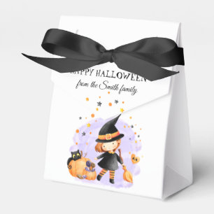 Cute Little Witch Halloween Favour Box