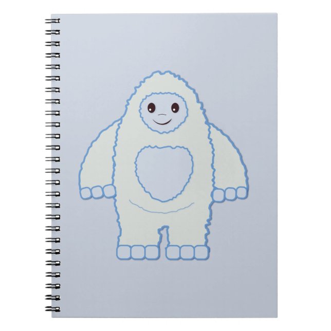Cute Little Yeti Notebook (Front)