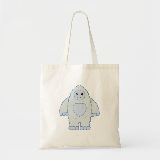 Cute Little Yeti Tote Bag (Front)