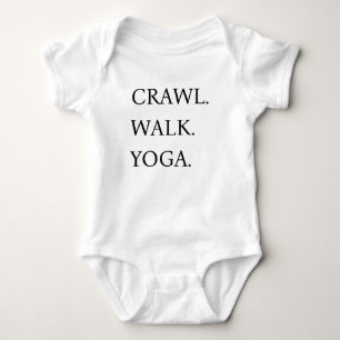 Cute Little Yoga Buddy Namaste Baby Shower Gift Bodysuit