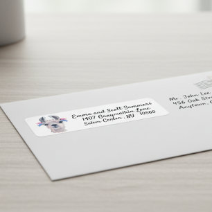 Cute Llama Alpaca Animal Address Labels