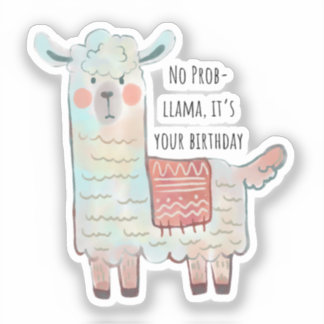 Cute llama, alpaca animal drawing