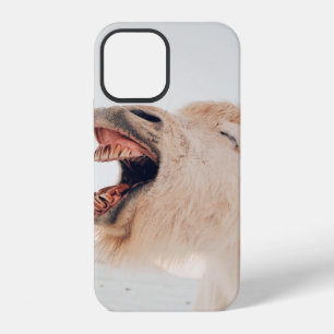 CUTE LLAMA ALPACA LAUGHING iPhone 12 CASE