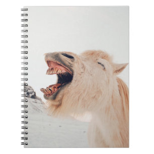 CUTE LLAMA ALPACA LAUGHING NOTEBOOK