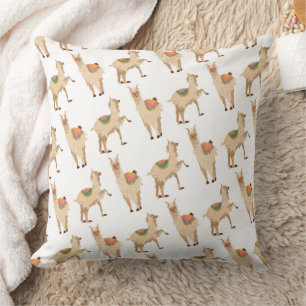 Cute Llama Alpaca Pattern Cushion