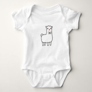 Cute LLama Cartoon Baby Bodysuit