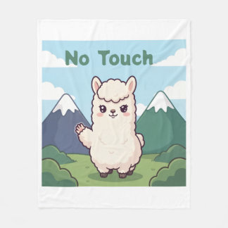 Cute Llama Fleece Blanket