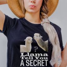 Cute Llama Funny Pun Jokes Memes Black