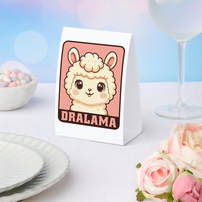 Cute llama illustration design (Insitu(Wedding))