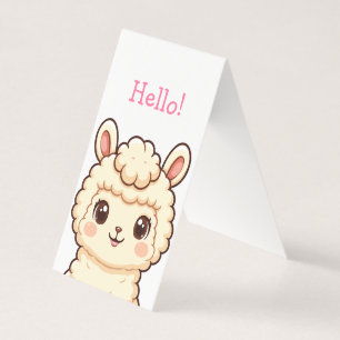Cute llama illustration design