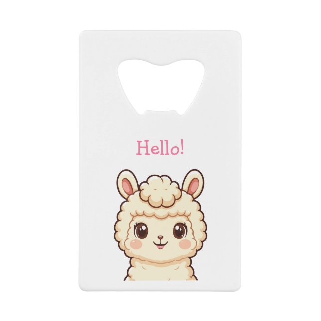 Cute llama illustration design (Front)