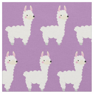 Cute Llama Kids Baby Fabric