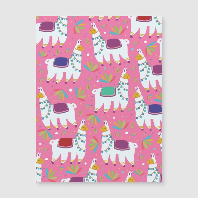 Cute Llama Pattern (Front)