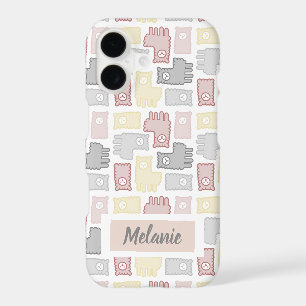 Cute Llama Personalised Puzzle Pattern