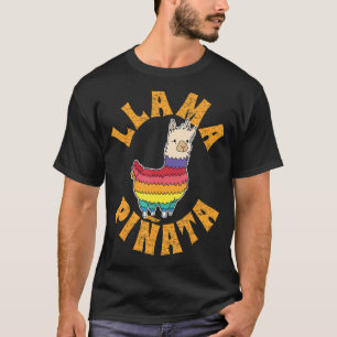 Cute Llama Pinata Animal For Men Women 3 T-Shirt