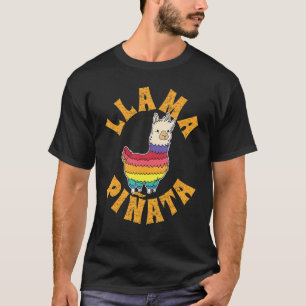 Cute Llama Pinata Animal For Men Women 3 T-Shirt