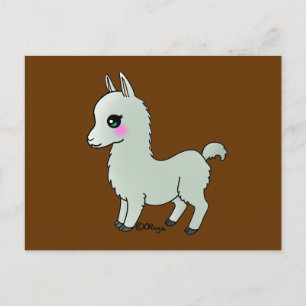 Cute Llama Postcard