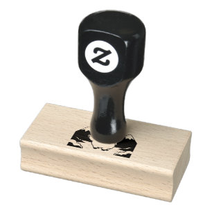 Cute Llama Rubber Stamp